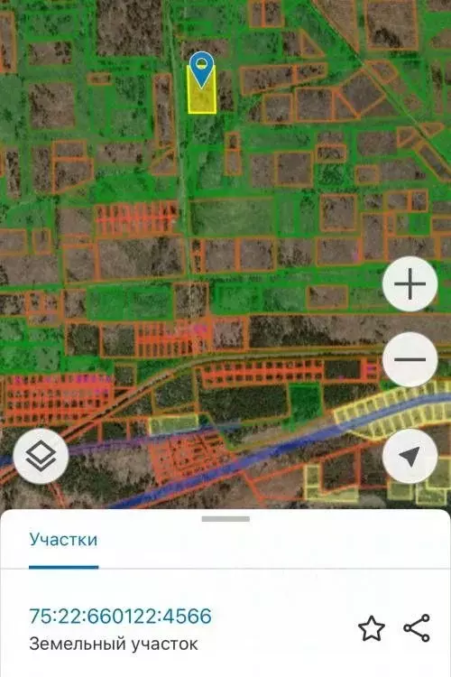 Участок в Забайкальский край, Читинский район, с. Смоленка  (99.8 ... - Фото 1