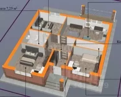 Дом в Белгородская область, Белгородский район, с. Стрелецкое 658 (70 ... - Фото 2