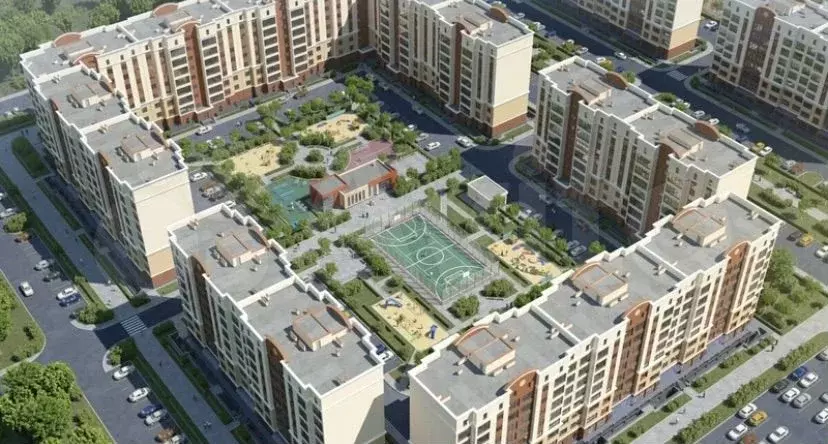 1-к. квартира, 44,6 м, 7/8 эт. - Фото 1
