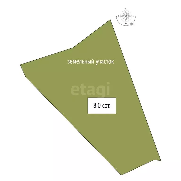 Участок в Искитим, садовое товарищество Строитель (8 м) - Фото 1
