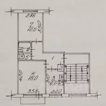 2-к кв. Новосибирская область, Новосибирск ул. Связистов, 7 (43.5 м) - Фото 0