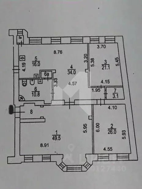 4-к кв. Москва 1-й Новокузнецкий пер., 10С1 (171.0 м) - Фото 2