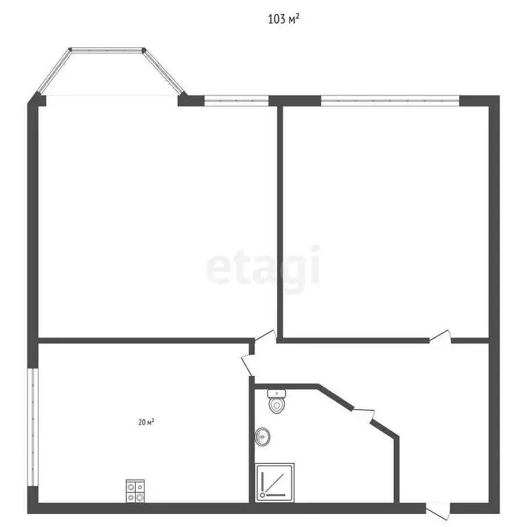 2-комнатная квартира: Кисловодск, Красивая улица, 30 (103 м) - Фото 0