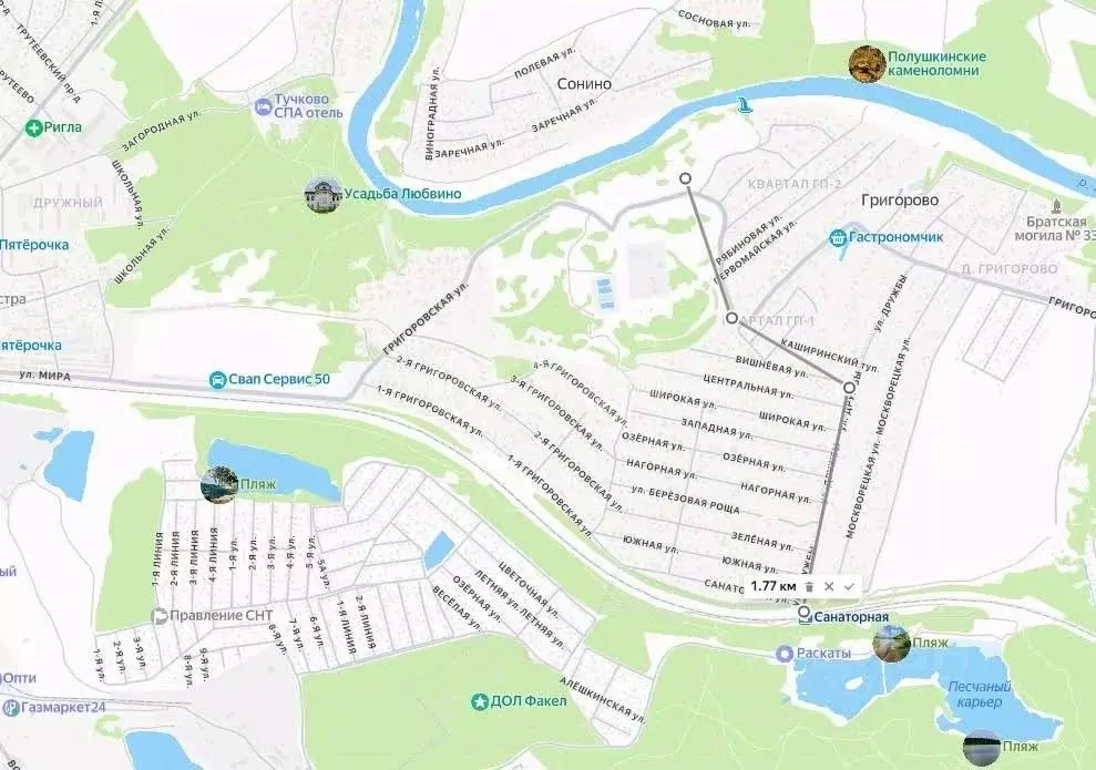 Участок в Московская область, Рузский муниципальный округ, д. ... - Фото 2