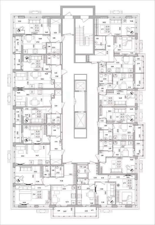 2-к кв. Белгородская область, Белгород Славянская ул. (44.99 м) - Фото 1
