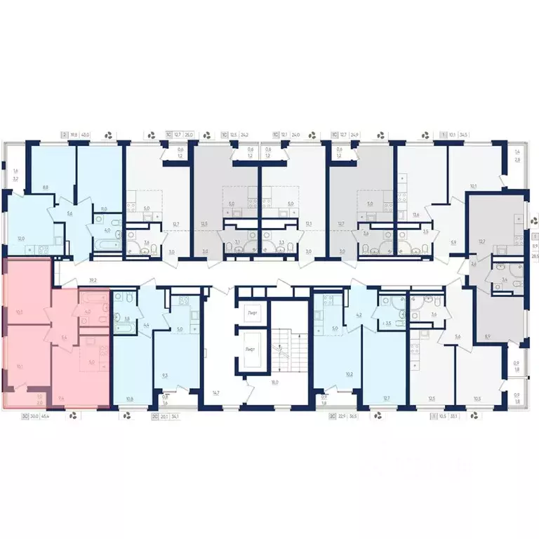 3-к кв. Башкортостан, Уфа ул. Евгения Столярова, 13 (45.4 м) - Фото 1