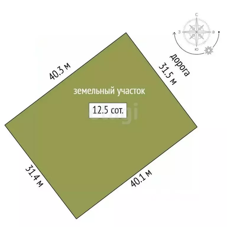 Участок в Крым, Ленинский район, с. Войково ул. Крымская (12.5 сот.) - Фото 2