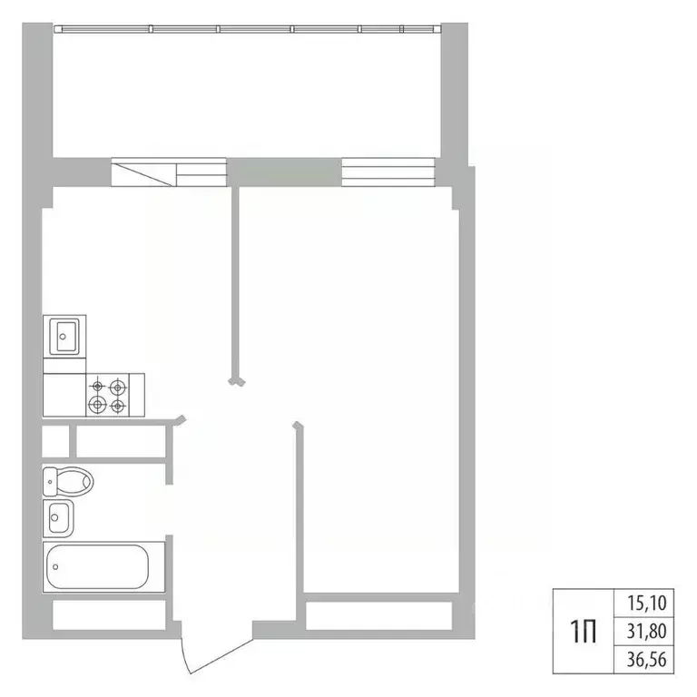 1-к кв. Татарстан, Набережные Челны ул. Раскольникова, 22 (36.56 м) - Фото 0