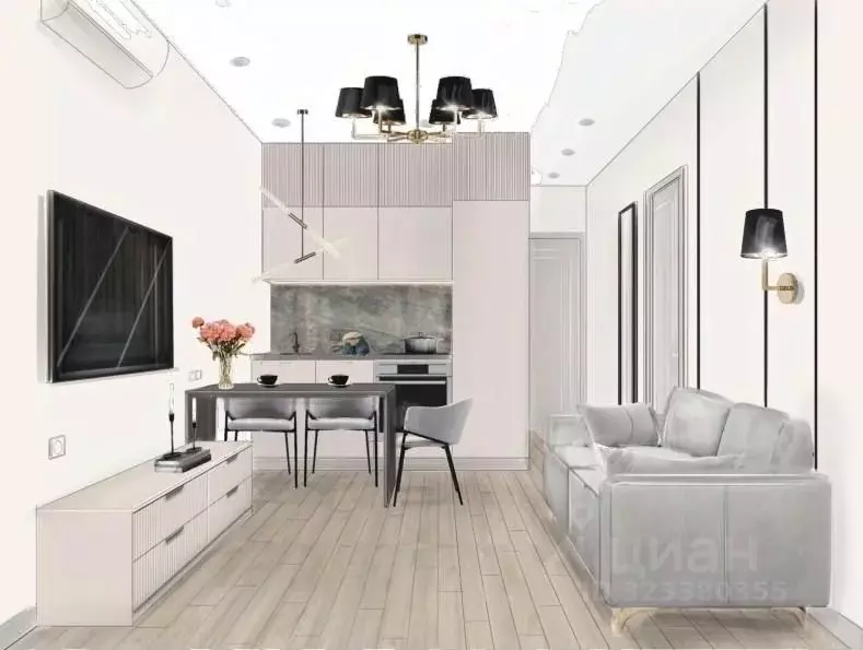 3-к кв. Московская область, Одинцовский городской округ, ... - Фото 1