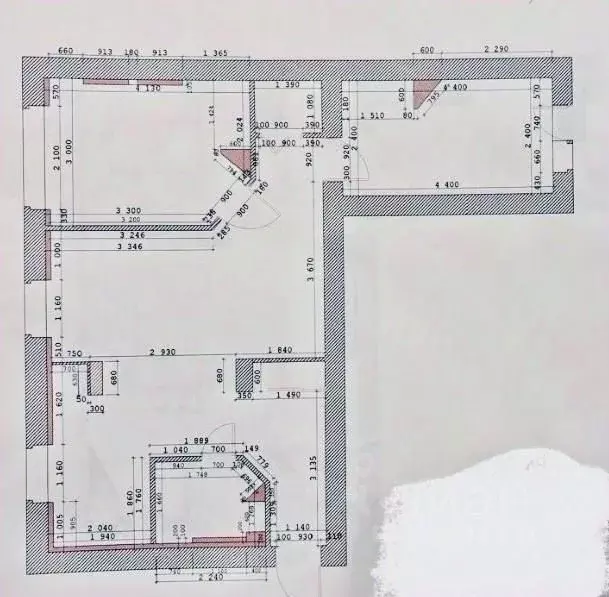 3-к кв. Нижегородская область, Нижний Новгород Снежная ул., 25к1 (62.2 ... - Фото 1