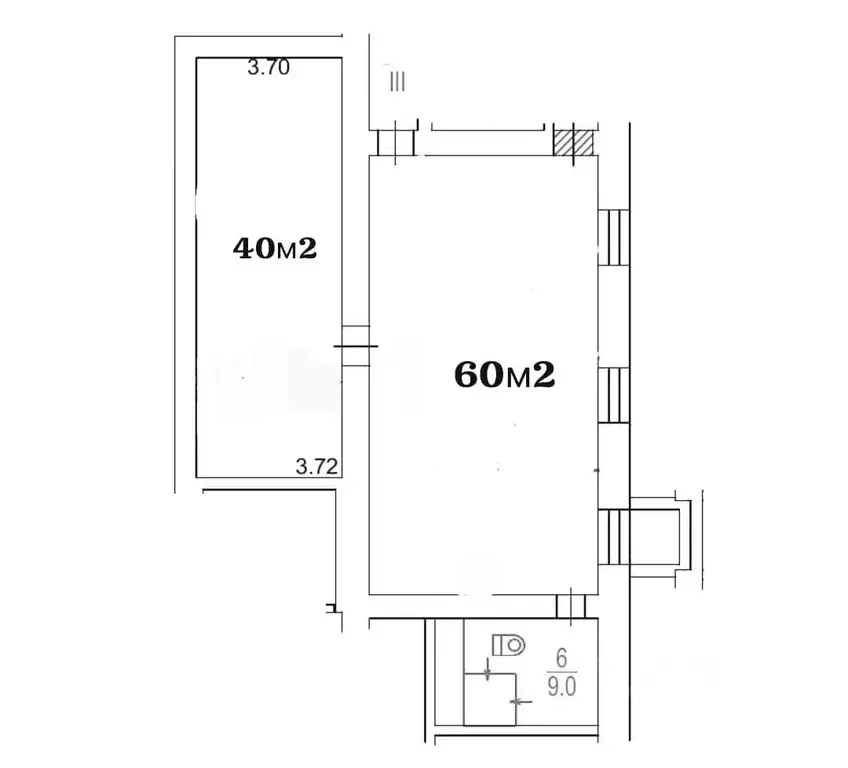 Помещение свободного назначения в Москва Ленинский просп., 44 (108 м) - Фото 2