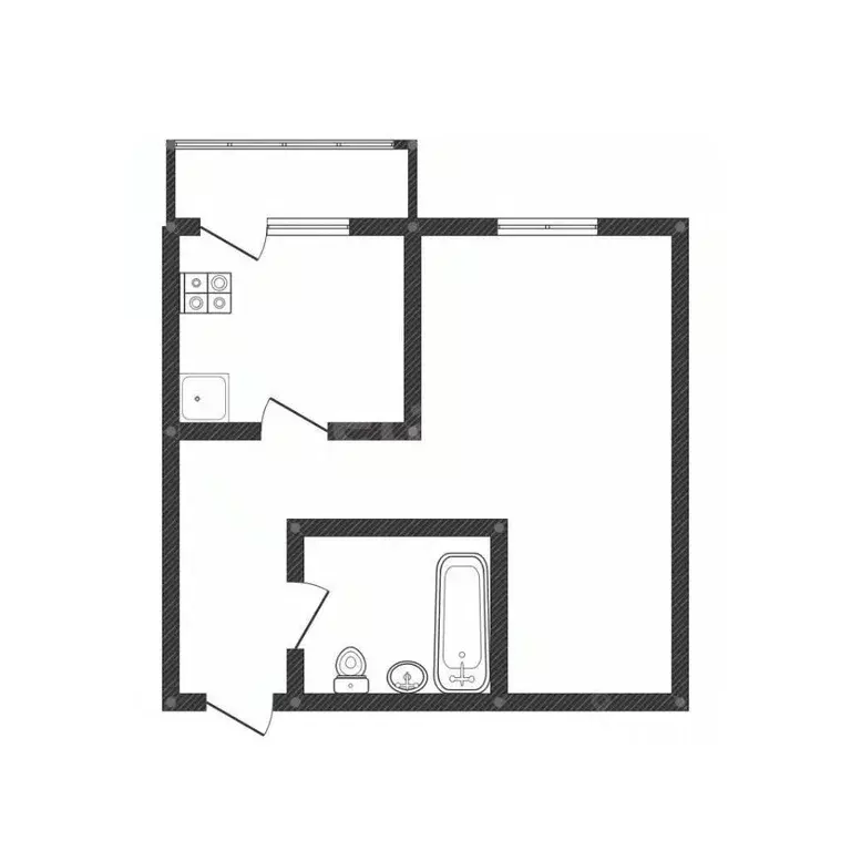 1-к кв. Белгородская область, Белгородский район, с. Стрелецкое ул. ... - Фото 1