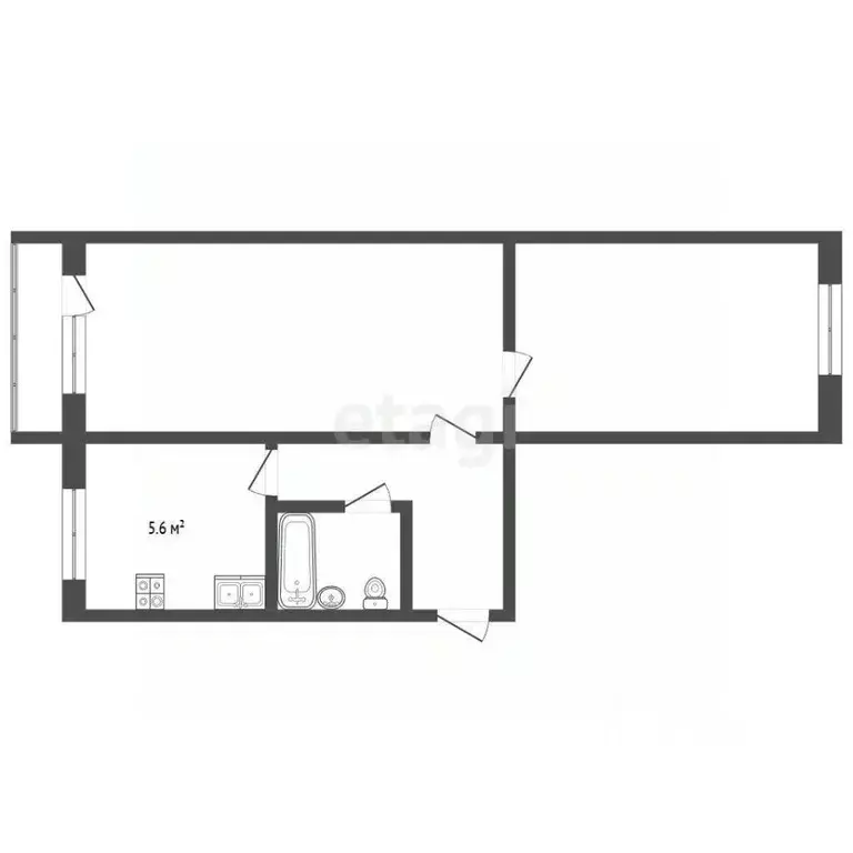 2-к кв. Камчатский край, Петропавловск-Камчатский ул. Автомобилистов, ... - Фото 1