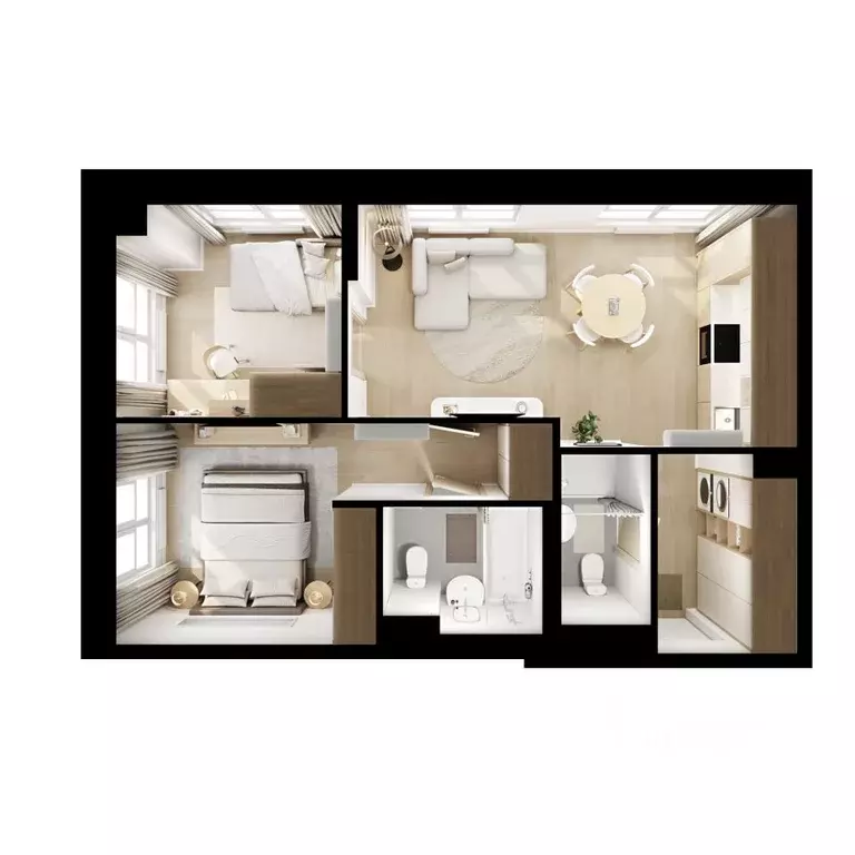 2-к кв. Московская область, Красногорск городской округ, пос. ... - Фото 2