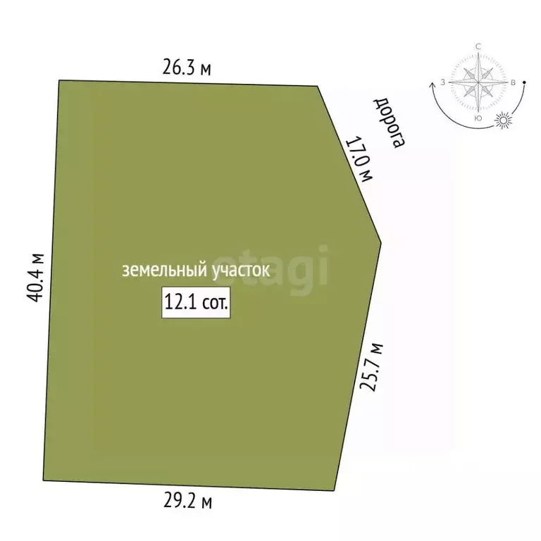 Участок в Санкт-Петербург пос. Александровская,  (337.0 сот.) - Фото 2