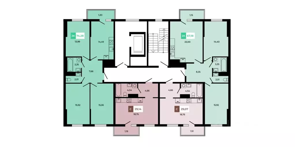 1-к кв. Ростовская область, Аксайский район, Щепкинское с/пос, пос. ... - Фото 2