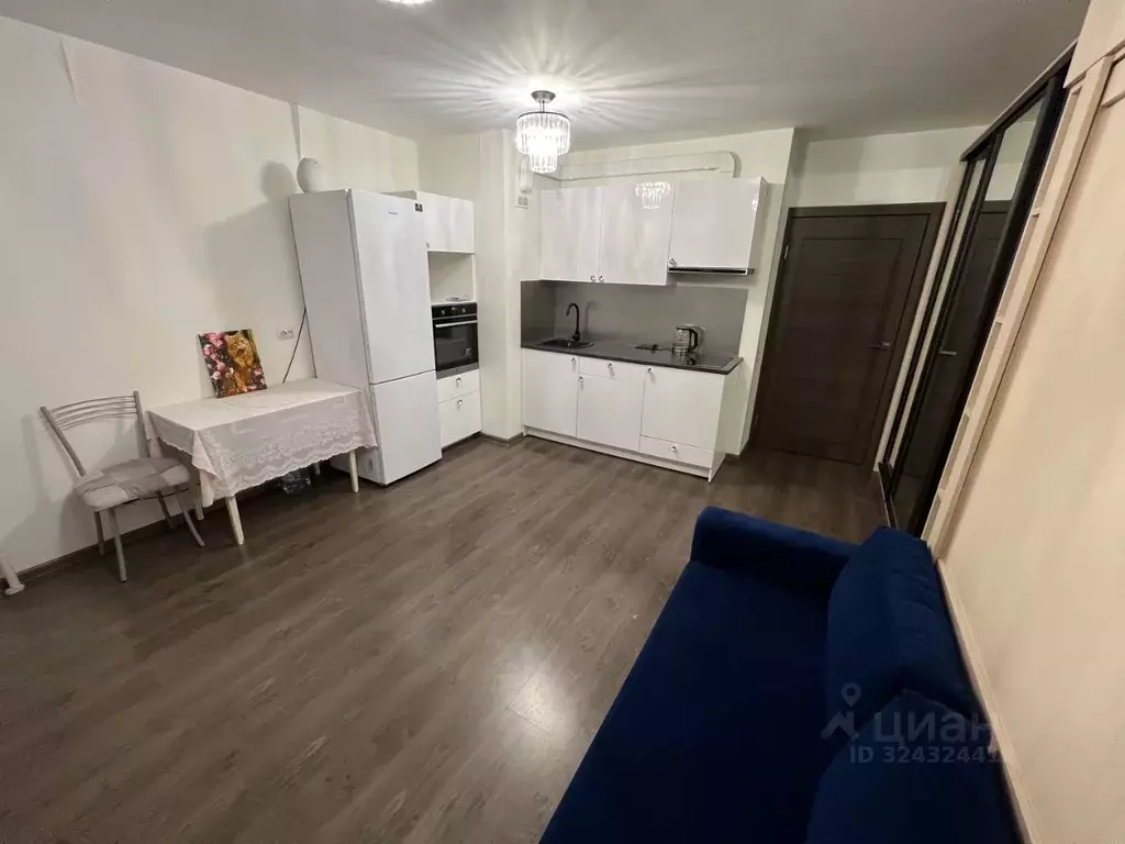 Студия Санкт-Петербург пос. Парголово, ул. Николая Рубцова, 3 (25.4 м) - Фото 1