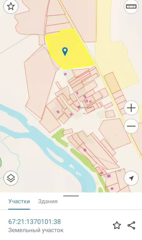 Участок в Смоленская область, Угранский муниципальный округ, ... - Фото 2