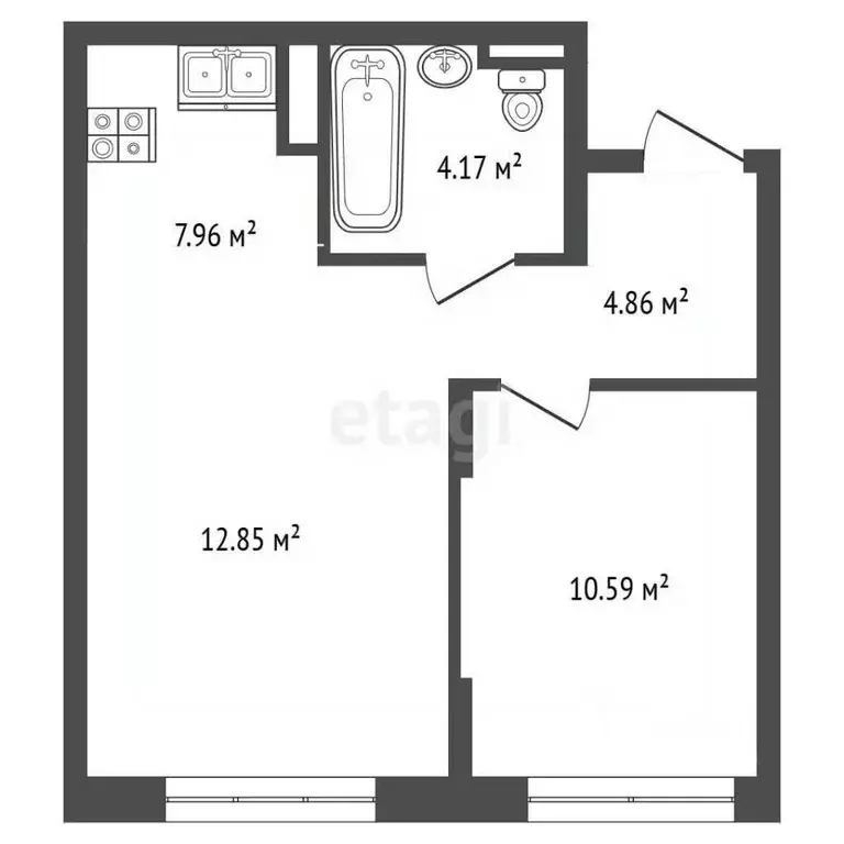 1-к кв. Москва Ленинградское ш., 229Ак1 (40.0 м) - Фото 2