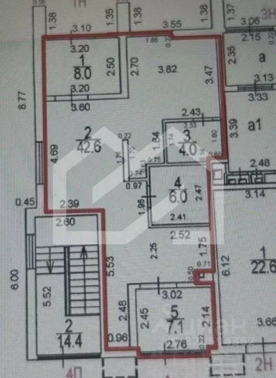 Торговая площадь в Москва пер. Посланников, 6 (68 м) - Фото 2