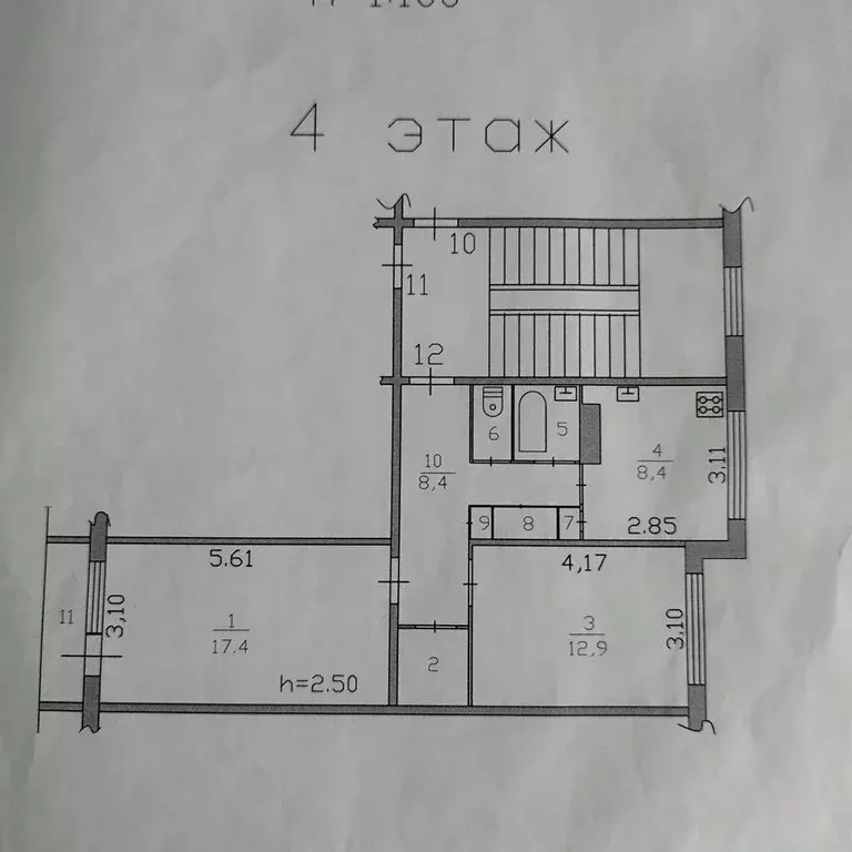 2-к кв. Ленинградская область, Приозерск Ленинградская ул., 16 (53.0 ... - Фото 0