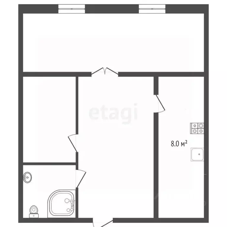 3-к кв. Крым, Ялта муниципальный округ, Восход пгт ул. Авроры, 52 ... - Фото 1