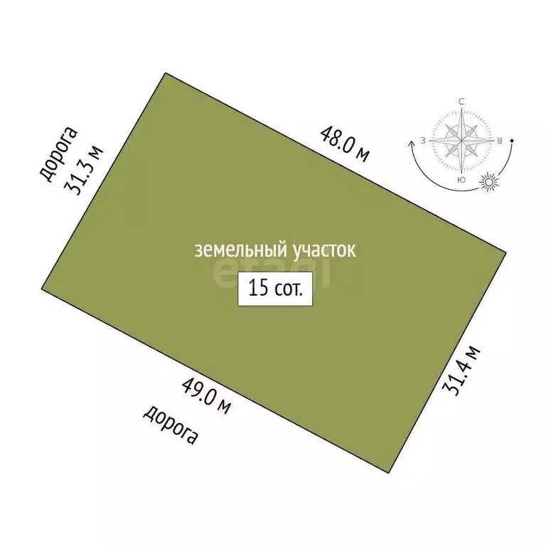 Участок в Тюменская область, Тобольский муниципальный округ, деревня ... - Фото 1