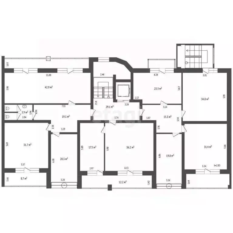 Офис в Тюменская область, Тюмень ул. Малыгина, 59 (299 м) - Фото 1