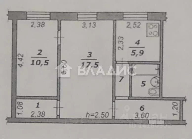 2-к кв. Белгородская область, Белгородский район, Дубовское с/пос, ... - Фото 2
