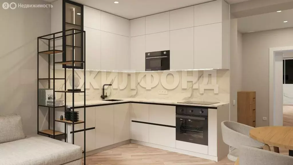 Квартира-студия: Новосибирск, улица Дуси Ковальчук, 238 (34 м) - Фото 0