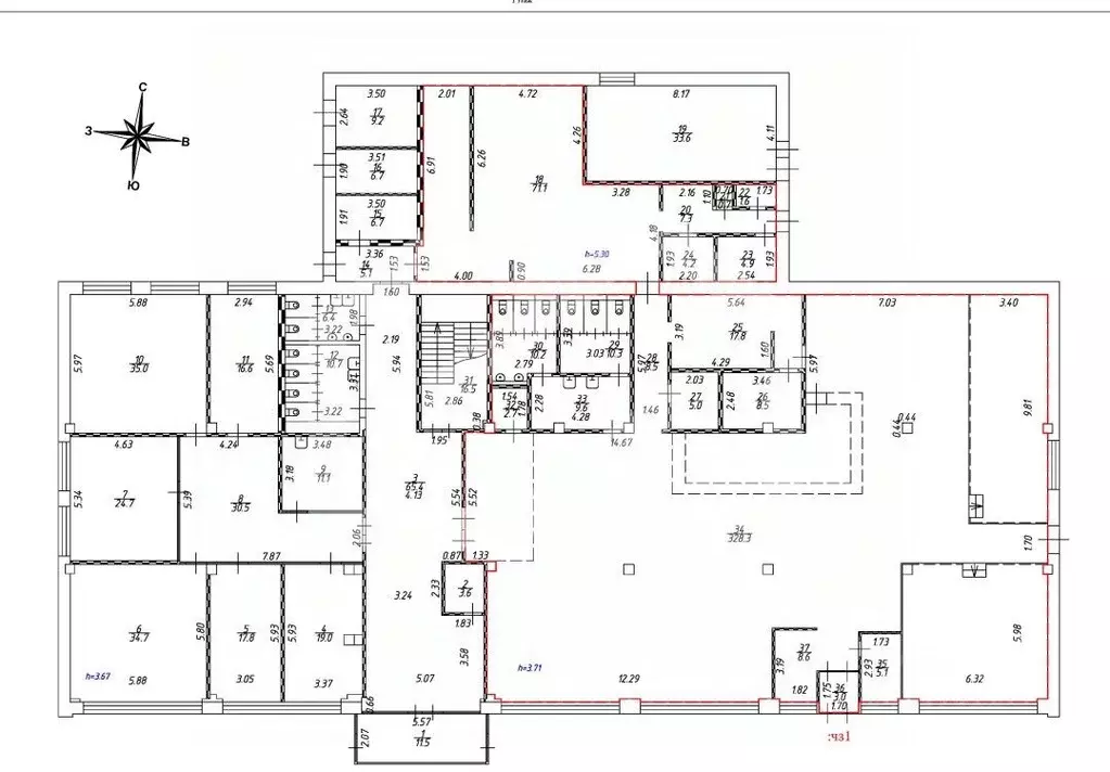 Помещение свободного назначения в Москва Люблинская ул., 64 (1644 м) - Фото 2