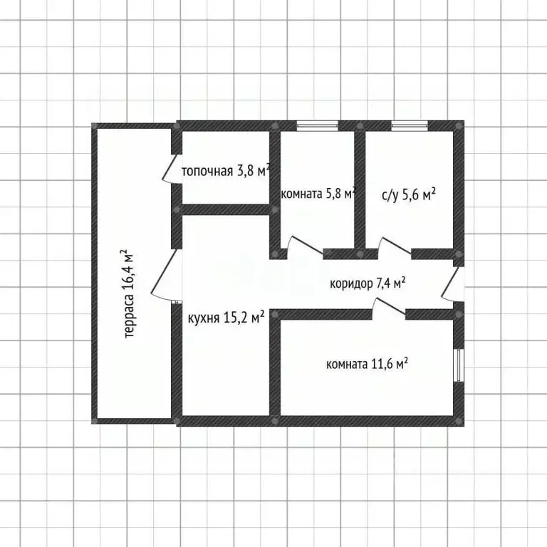 Дом в Краснодарский край, Белореченский район, Родниковское с/пос, ... - Фото 2