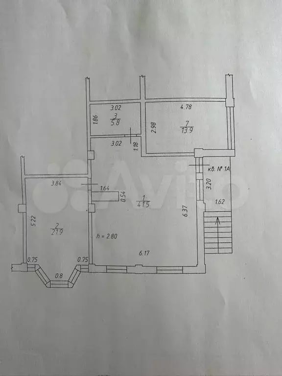 3-к. квартира, 90 м, 1/13 эт. - Фото 0
