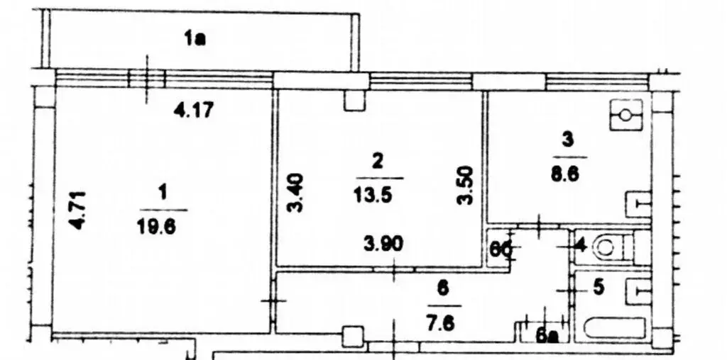 2-комнатная квартира: Москва, Мосфильмовская улица, 76 (53 м) - Фото 1