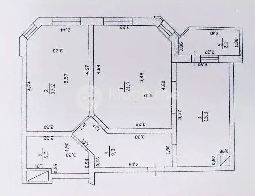2-к кв. Татарстан, Казань Минская ул., 12 (68.8 м) - Фото 1