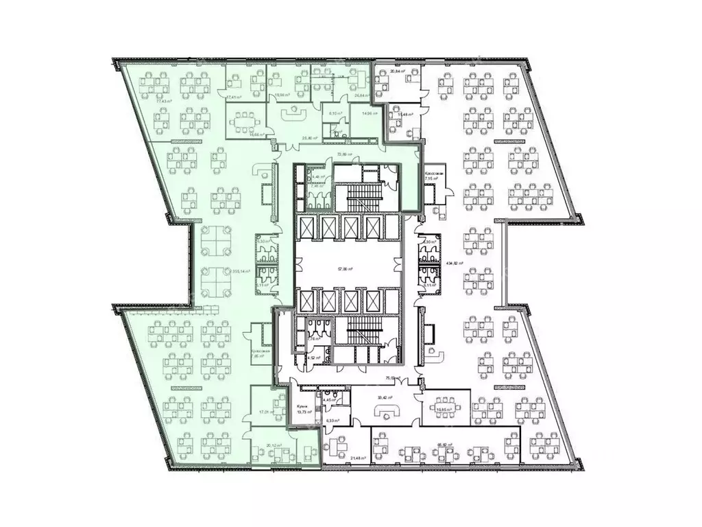 Офис в Москва ул. Академика Пилюгина, 22 (880 м) - Фото 1