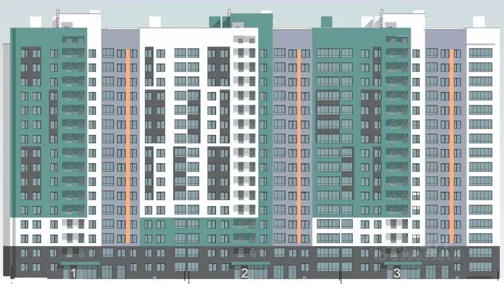 2-к кв. Омская область, Омск ул. Завертяева, 18к12 (57.06 м) - Фото 2