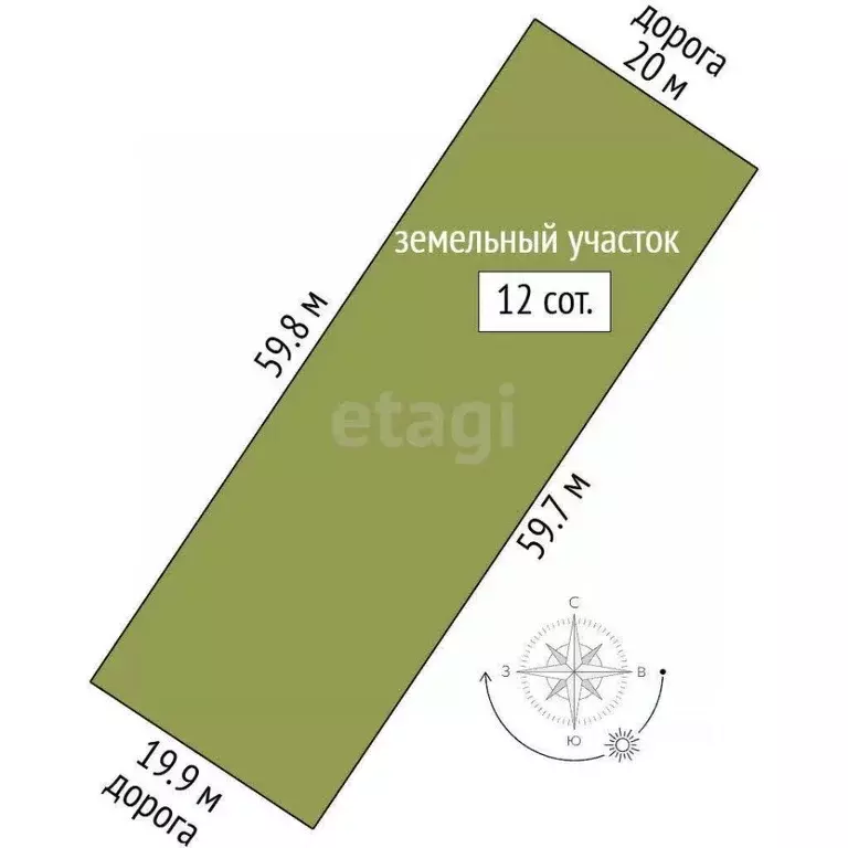 Участок в Крым, Симферопольский район, с. Урожайное ул. Таврическая ... - Фото 2