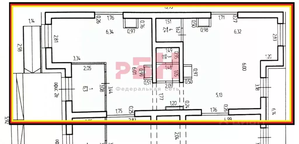 Торговая площадь в Башкортостан, Уфа ул. Даяна Мурзина, 9/1 (77 м) - Фото 1