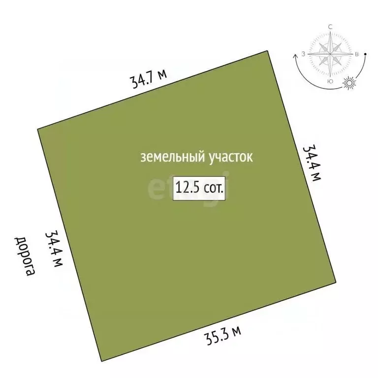 Участок в Тюменская область, Тюменский район, с. Каменка ул. ... - Фото 2