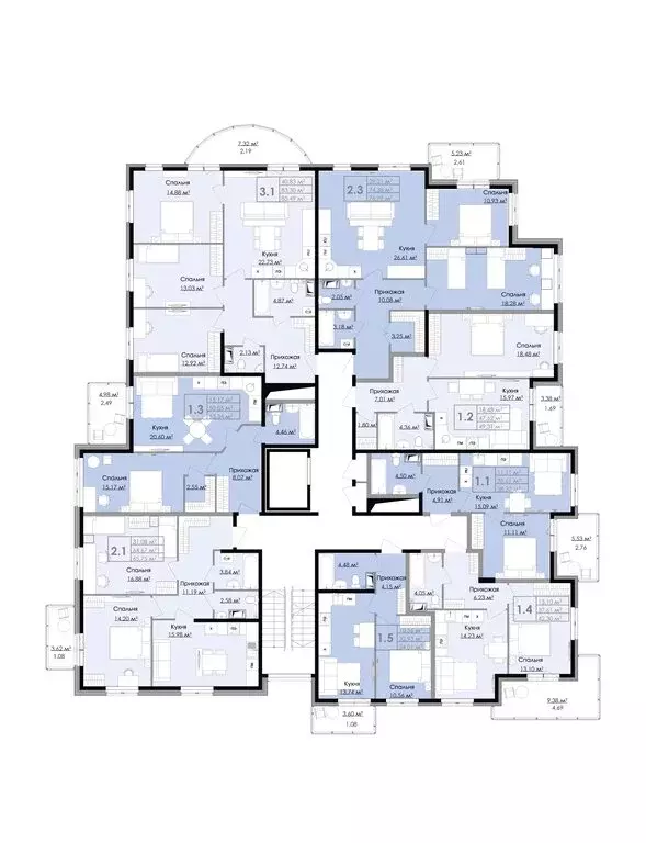 2-комнатная квартира: Выборг, микрорайон Центральный, квартал Папула, ... - Фото 2