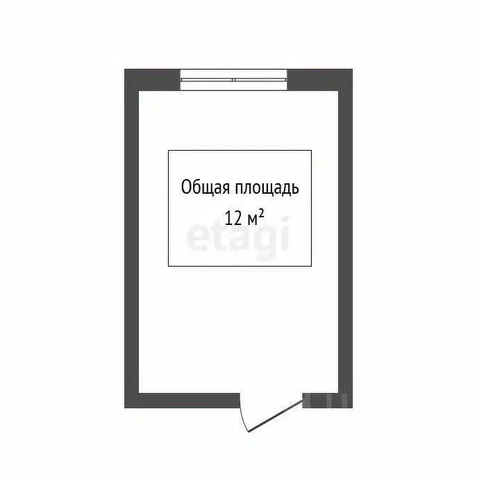 Студия Томская область, Томск ул. Сергея Лазо, 16/1 (12.0 м) - Фото 1