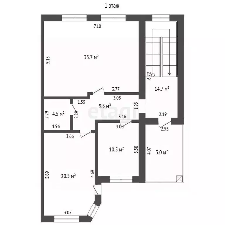 Таунхаус в Ростовская область, Мясниковский район, с. Большие Салы ул. ... - Фото 1