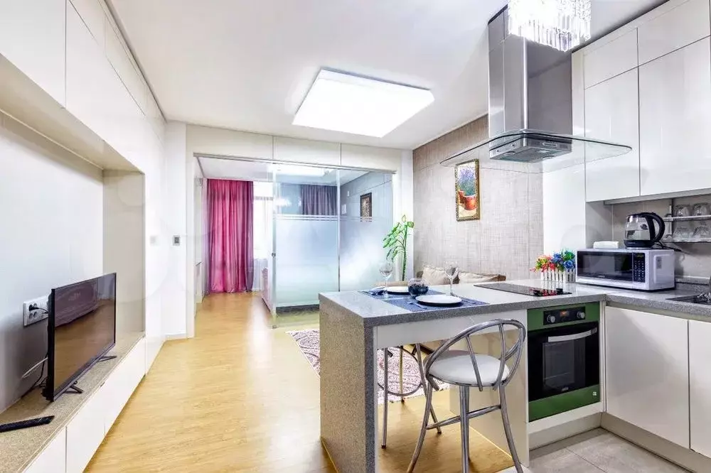 Квартира-студия, 41,2 м, 7/23 эт. - Фото 1