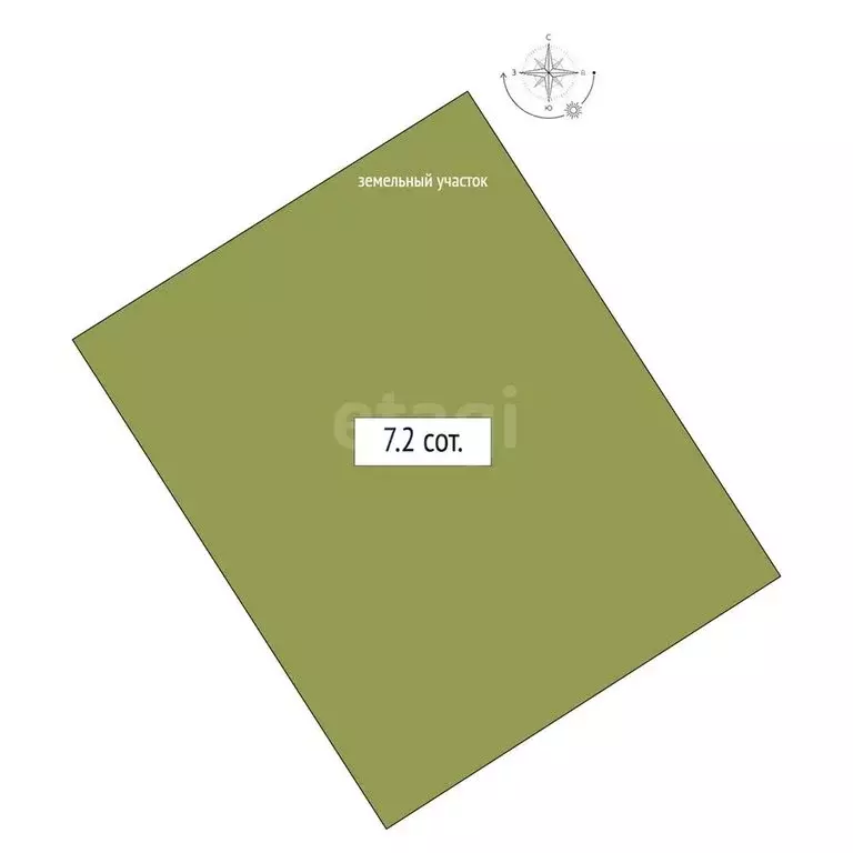 Участок в село Марусино, посёлок Соловьи (7.2 м) - Фото 1