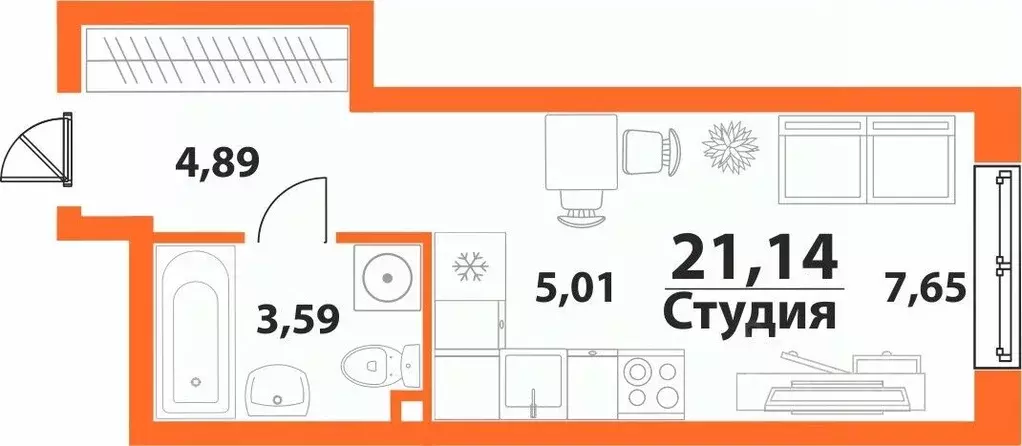 1-к кв. Ульяновская область, Ульяновск 19-й мкр, Аквамарин-2 жилой ... - Фото 1