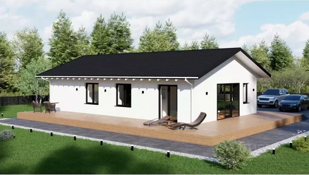 Коттедж в Ленинградская область, Всеволожский район, Романовское ... - Фото 1