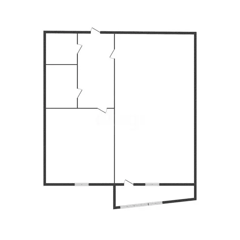 1-комнатная квартира: Старый Оскол, микрорайон Центральный, 4А (32.7 ... - Фото 1