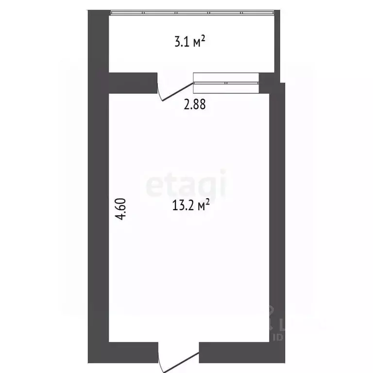 Комната Санкт-Петербург просп. Энгельса, 149К3 (13.2 м) - Фото 1