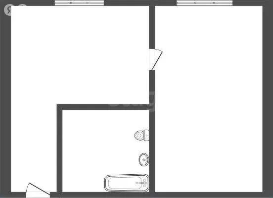 1-комнатная квартира: Прокопьевск, улица Шишкина, 23А (30 м) - Фото 1